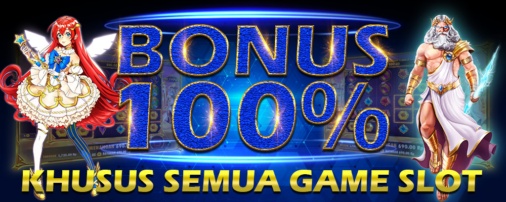 bonus 100% untuk permainan slot